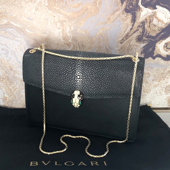 Bvlgari Bulgari Stingray Serpenti Forever Bag - Picture 6 of 8